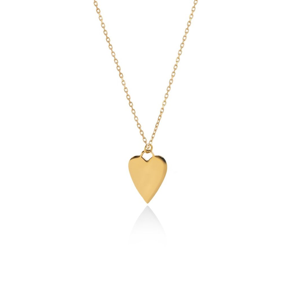 NWT Kimberly Heart Necklace // 10kt Solid Gold